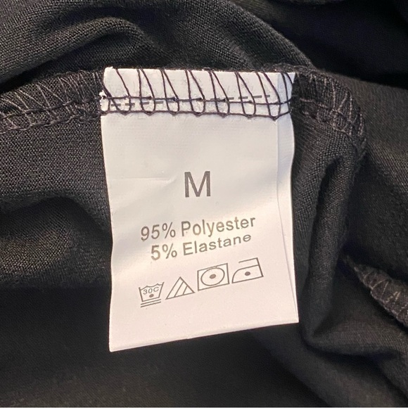 Elegant Black Off-Shoulder Tunic - Picture 5 of 5